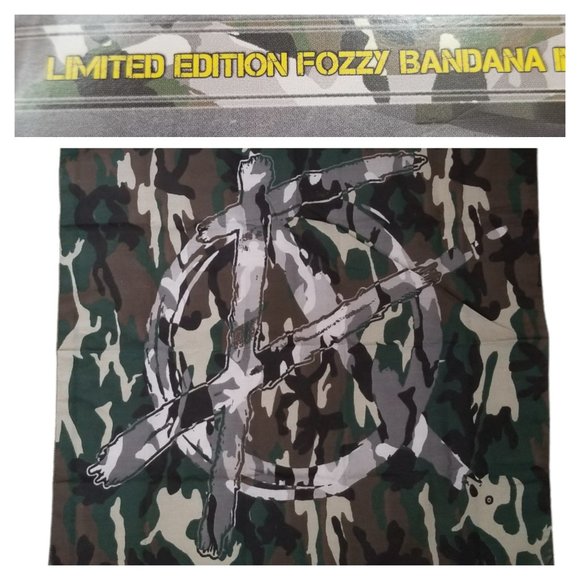 Other - FOZZY Do You Wanna Start A War Anarchy Camo Bandana (NO CD) NEW